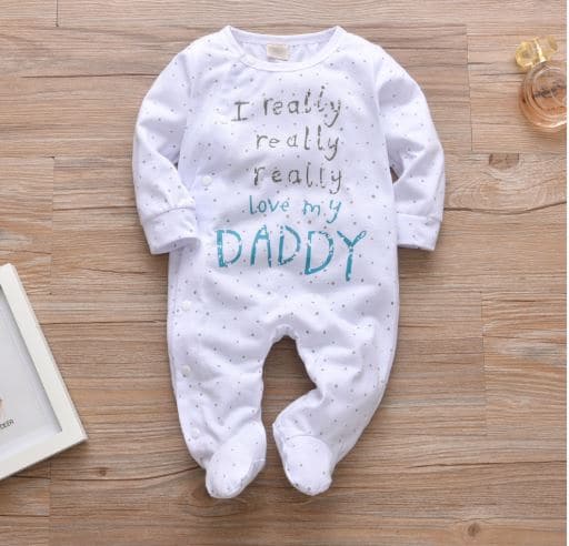 Pijama Bebé me encanta mi Papá 0-3 meses
