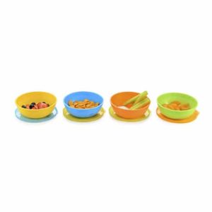 pack-cuencos con tapas y cucharas love a bowls 10 piezas Munchkin-3