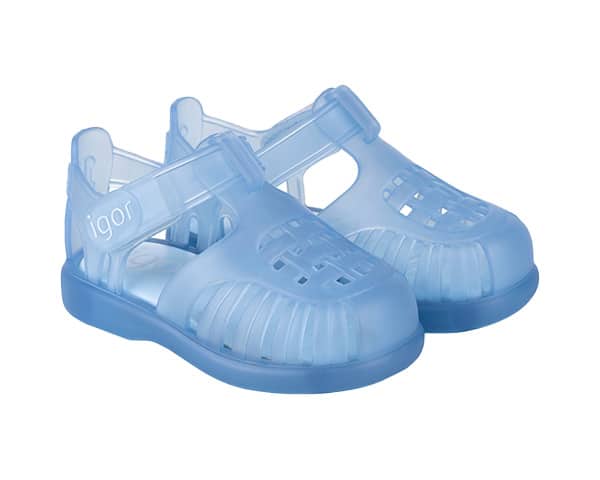 Cangrejeras Infantil Tobby Velcro Azul