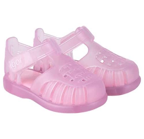Cangrejeras Infantil Tobby Velcro Rosa
