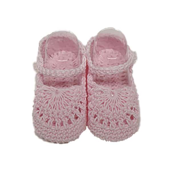 Patucos Bebé Perlé Rosa  De paseo con Babyniceness