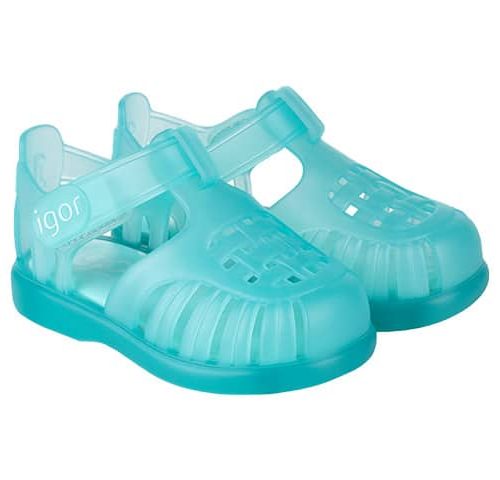 Cangrejeras Infantil Tobby Velcro Aguamarina