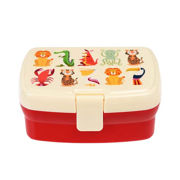 ANDIMEI Tupper Fiambrera Compartimentos - 1400ml Bento Infantil y