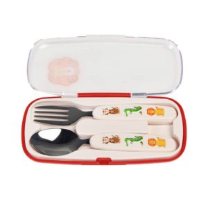 set-cubiertos infantiles-colourful-creatures-babyniceness-3
