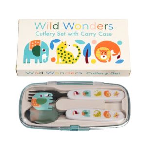 set-cubiertos infantiles-wild-wonders-babyniceness