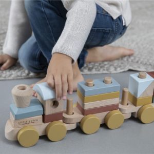 regalos originales bebes TREN PURE&NATURE LITTLE DUTCH lifestyle