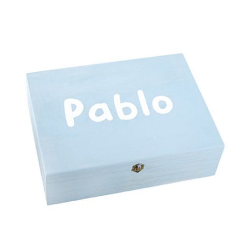 caja+pintada+azul+personalizada+nombre