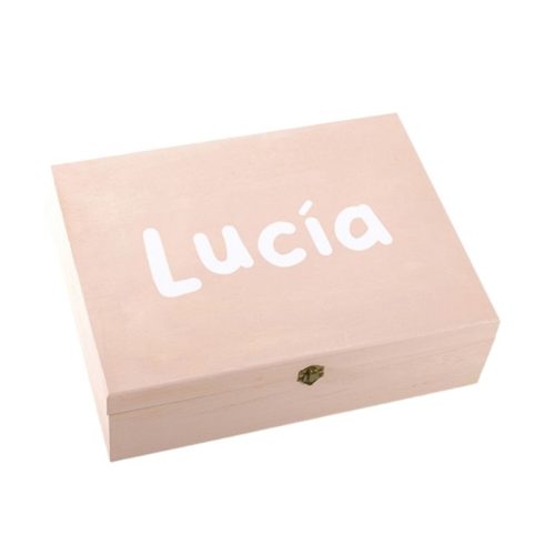 caja+pintada+rosa+personalizada+nombre