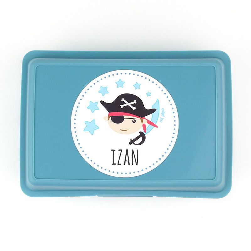 fiambrera-infantil-pirata-azul-personalizada