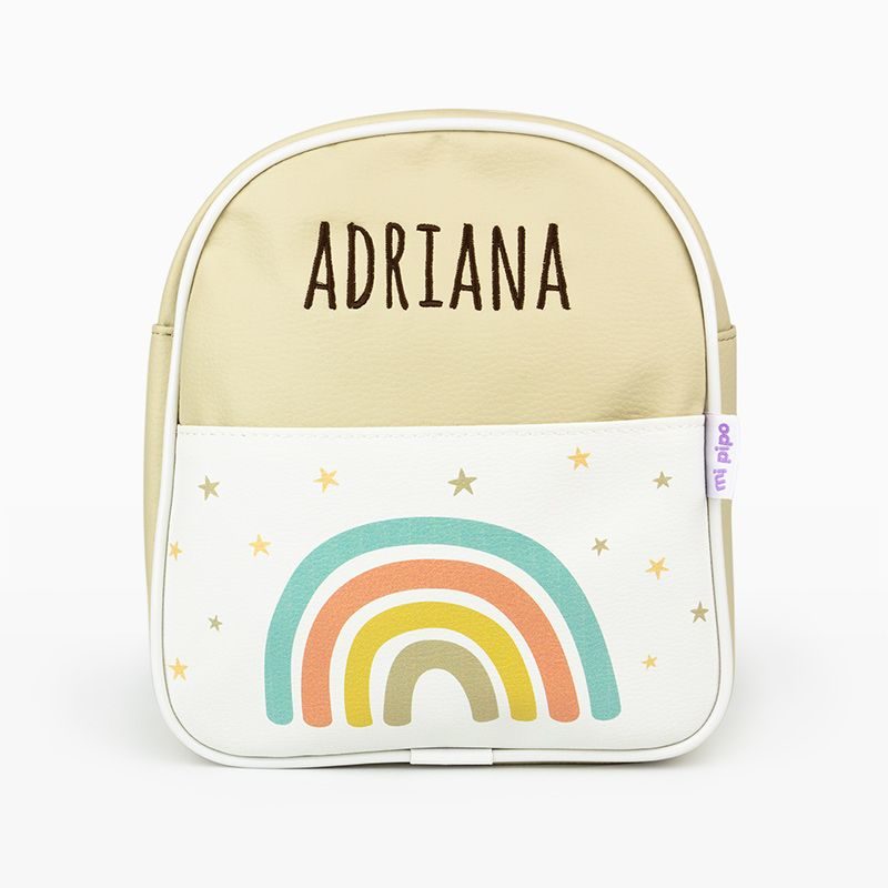 ➤ Mochila Infantil Personalizada Arcoiris