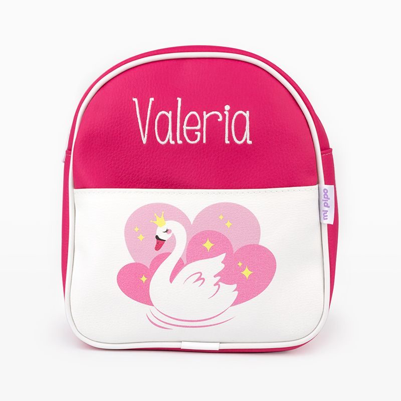 mochila-cisne-fucsia-personalizada