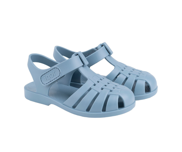 Cangrejeras clásicas velcro Igor Azul oceano