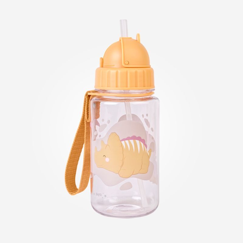 Biberon Agua Bebe. Botella Agua Niños. Botella de Plastico Personalizada  con Nombre con Pajita. Libre de BPA. Apta Lavavajillas. 400ml. Colores a  elegir. Dino León Infantil : : Oficina y papelería