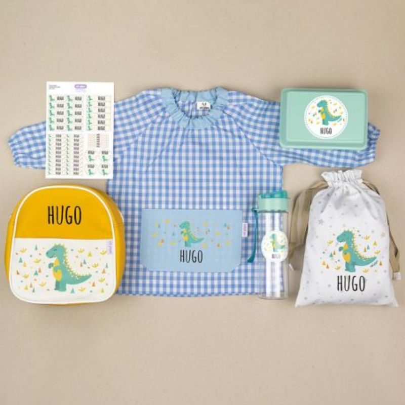 Kit Almuerzo Infantil Personalizado - Pack Arcoíris con Fiambrera y Bo –  Labores Bella