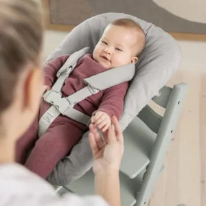 Foto huevito Stokke con bebé